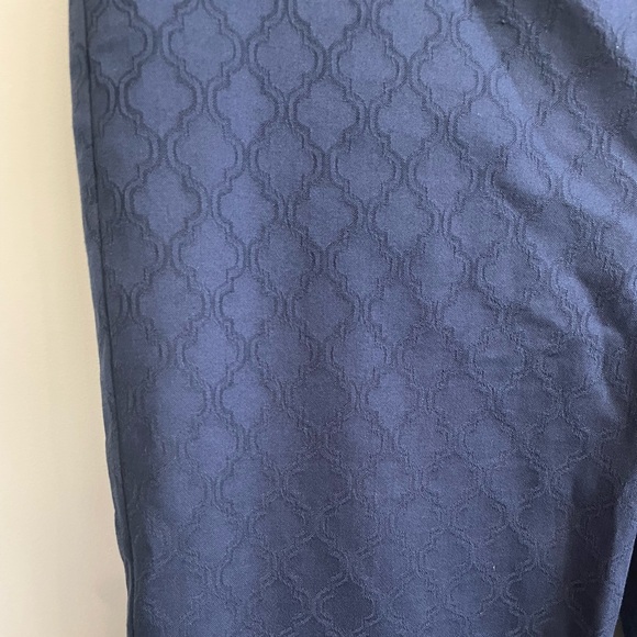 Lilly Pulitzer Kelly Textured Skinny Ankle Pant in Midnight Navy - Picture 6 of 11